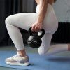 Kettlebell Bitumenový  4 kg REBEL ACTIVE RBA-2312 - obrázok 5