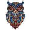 Dřevěné puzzle Kruzzel 24551 Sova - obrázok 10
