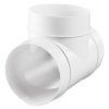 Odbočka T 90° VENTS 131 - 100mm PVC - obrázok 2