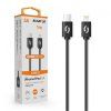 ALI DK 3A, USB-C/lightning,černý DATKP33