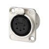 Neutrik NC-5FDL1 XLR panelová samica, 5 pólová - obrázok 1