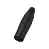 Monacor XLR-823/P/SW XLR samec, 3 pólový - obrázok 1