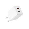 Solight 45W GaN fast charge USB-A + USB-C adaptér - obrázok 3