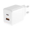 Solight 45W GaN fast charge USB-A + USB-C adaptér - obrázok 1