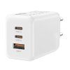 Solight 65W GaN fast charge USB-A + 2x USB-C adaptér - obrázok 1