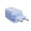 Solight 33 W GaN fast charge USB-A + USB-C adaptér, modrý - obrázok 3