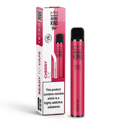 AROMA KING 600 DISPOSABLE 20MG CHERRY ICE 72