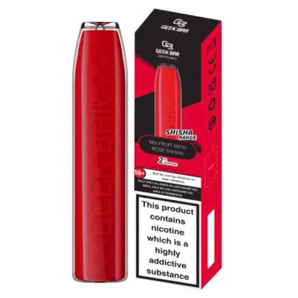 GEEK BAR SHISHA RANGE 20MG MIXED FRUIT WITH ROSE 72