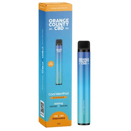 Orange County CBD CBG Disposable cool Menthol Front
