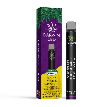Darwin Isolate CBD Dark Berries Blackcurrants Menthol Mix