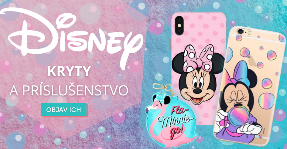 Disney - Mickey a Minnie kryty na mobil a ďalšie príslušenstvo