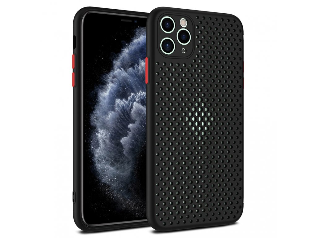 Breath Case silikónový kryt (obal) pre Samsung Galaxy A41 - čierny