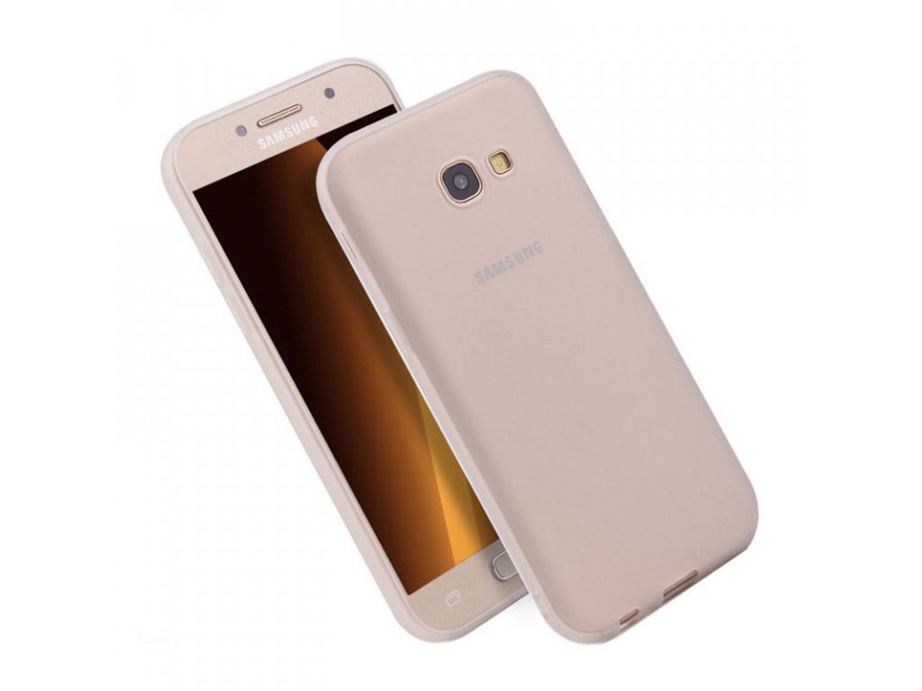 Silikónový kryt (obal) pre Samsung Galaxy J3 2017 (J330F) - matný biely