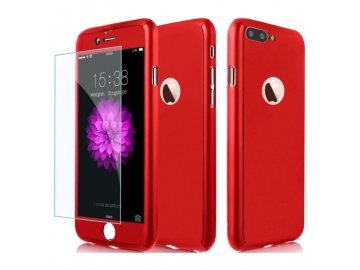 360° kryt pre iPhone X/XS - red (červený)