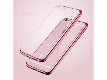 Silikónový kryt na Huawei P Smart (ružový okraj) 
