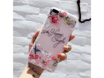 Silikónový kryt (obal) pre iPhone 6+/6S+ (Plus) - kvet 6