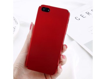 Plastový kryt (obal) pre iPhone 6/6S - červený matný