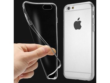 Silikónový kryt (obal) 0,3mm pre iPhone 6/6S - clear (priesvitný)