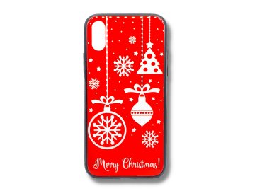 Vianočný plastový kryt (obal) pre Samsung Galaxy S9+ (Plus) - vianočné ozdoby