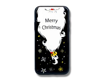 Vianočný plastový kryt (obal) pre iPhone 7/8/SE 2020 - Santova brada