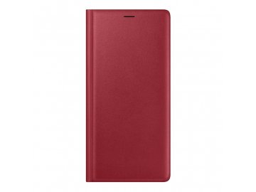 samsung galaxy note 9 leather cover red front 1