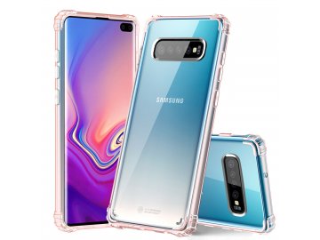 Silikónový kryt (obal) pre Samsung S10 priesvitný ružový