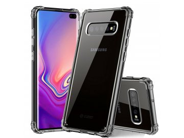 Silikónový kryt (obal) pre Samsung S10 priesvitný čierny