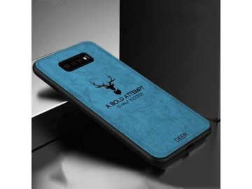 DEER zadný kryt (obal) pre Samsung S10+ (Plus) - modrý