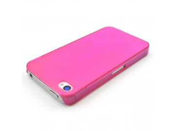 Plastový slim kryt na iPhone 4/4S ružový