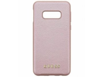 GUESS Iridescent plastový kryt (obal) pre Samsung Galaxy S10e - ružový