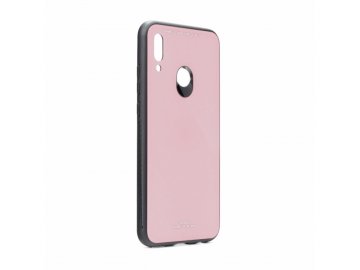 silikónový kryt so sklenenou zadnou stranou pre xiaomi redmi 6 ružový