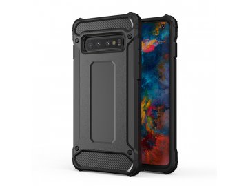 Plastový kryt (obal) Armor Carbon pre Samsung Galaxy S10+ (Plus) - čierny