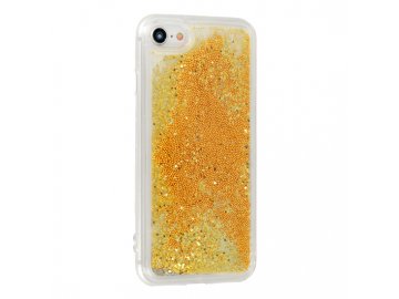 Vennus Liquid Case silikónový kryt (obal) pre Samsung Galaxy S10 - zlatý