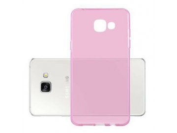 Silikónový kryt (obal) pre Samsung Galaxy A3 2016 - priesvitný ružový