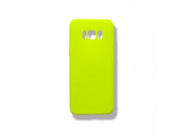 Plastový kryt (obal) pre Samsung Galaxy S8 - neónovo žltý
