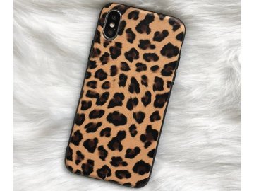 Silikónový kryt (obal) pre iPhone X/XS - leopard