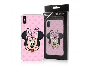 Disney Minnie zadný kryt (obal) pre Samsung Galaxy A21s - s ružovou mašľou