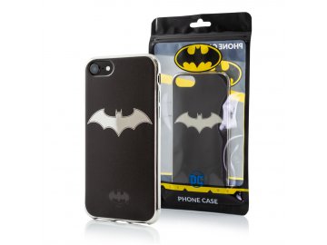 Batman Luxury Chrome zadný kryt (obal) pre iPhone XR - strieborný