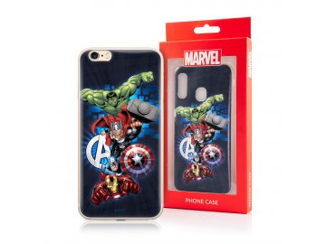 MARVEL Avengers silikónový kryt (obal) pre Huawei Y6 Prime 2019 - modrý