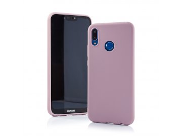 Silikónový kryt (obal) Matt pre Samsung Galaxy Note 10 Lite - púdrová ružová
