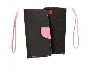 Flip Case (puzdro) Fancy pre Samsung Galaxy S20 FE - čierno-ružové