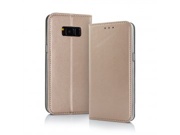 Smart Magnetic flip case (puzdro) pre Huawei P30 Lite - zlaté