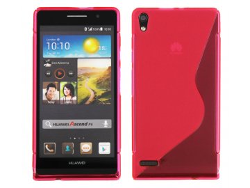 Gélový kryt (obal) pre Huawei P6 - pink (ružový)