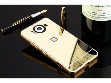 Hliníkový kryt (obal) pre Nokia Lumia 950 - zlatý (gold)