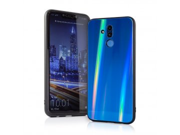 Aurora Glass zadný kryt (obal) pre Huawei P40 Lite - tmavomodrý