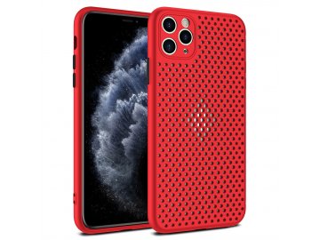 Breath Case silikónový kryt (obal) pre iPhone X/XS - červený