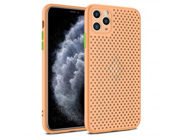 Breath Case silikónový kryt (obal) pre Samsung Galaxy A21s - oranžový