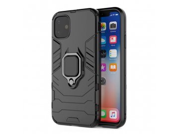 Ring Armor plastový kryt (obal) pre Samsung Galaxy A70 - čierny