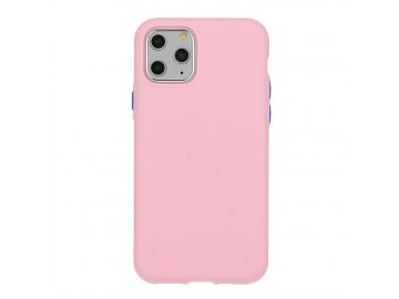 Solid Case silikónový kryt (obal) pre iPhone 12 mini - svetloružový
