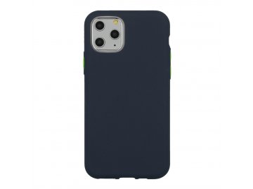 Solid Case silikónový kryt (obal) pre iPhone 12/12 Pro - modrý